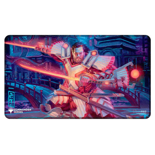 Image of Playmat: Stitched Edge: Magic the Gathering: Commander Series: Isshin, Two Heavens as One